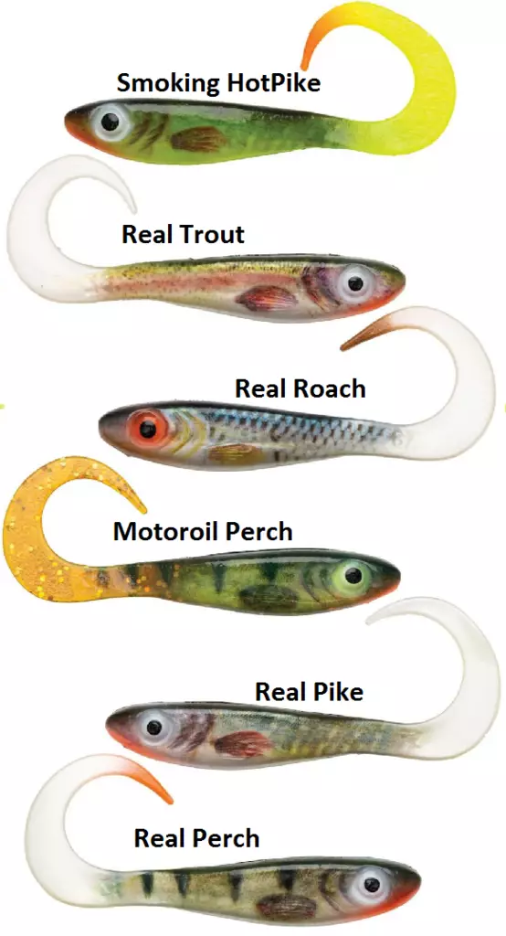 Abu Garcia Mcperch Curly 110mm 8st - Jiggar och shad beten - 036282947873 - 1