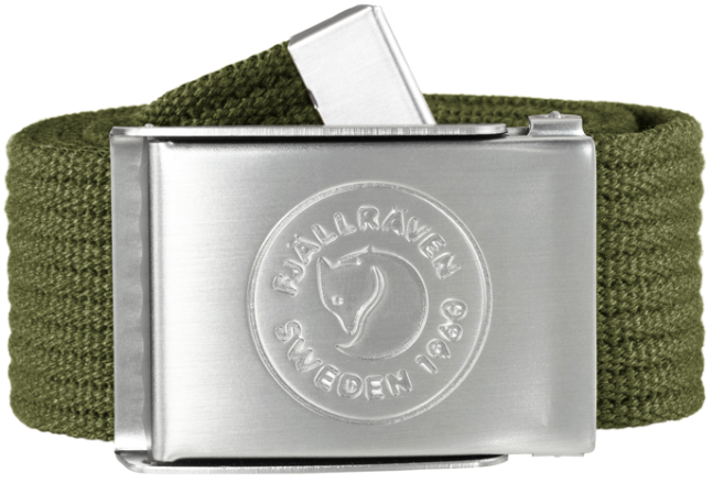 Fjällräven 1960 Logo belt, Green - Fjällräven accessoarer - 7323450849733 - 1