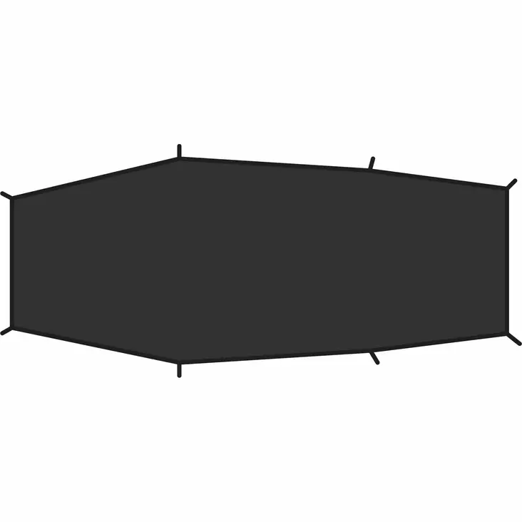 Fjällräven Lite 2 Footprint, Black - Fjällräven tält och sovsäckar - 7323450207243 - 1