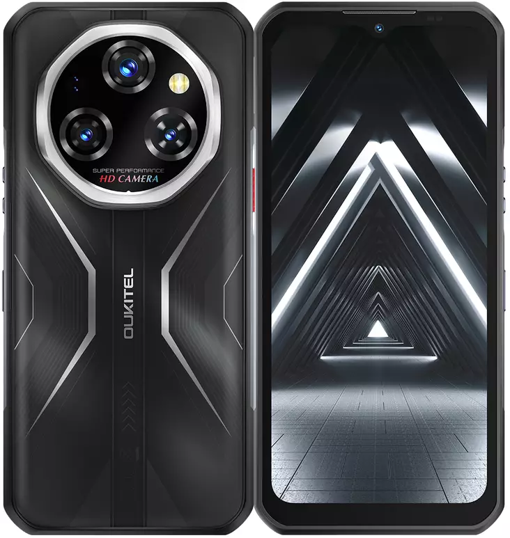 Oukitel WP55 5G smartphone 256/12 Gt svart - Mobiltelefoner - 6941749802903 - 1