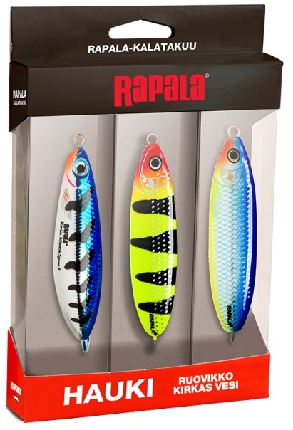Rapala Kalatakuu, Gädda klart vatten - Spinnflugor och betespaket - 6416173026213 - 1