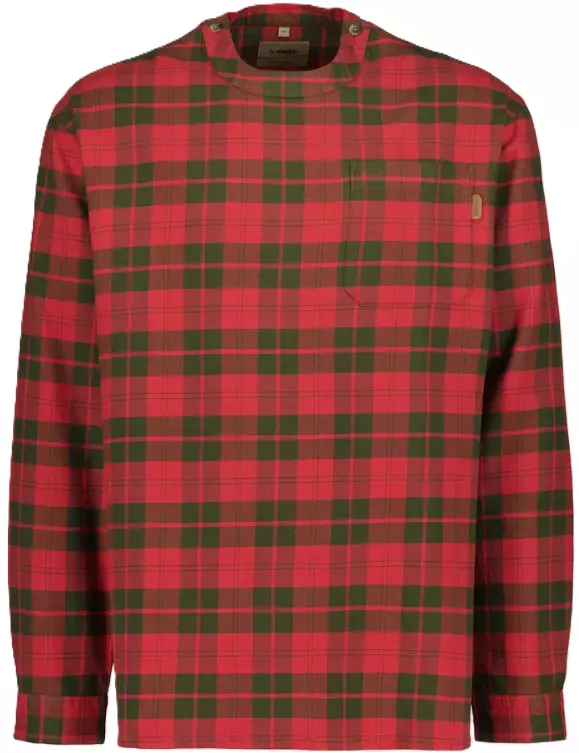 Sasta Pahta bommullskjorta, cranberry - Sasta byxor - 6419619123223 - 1