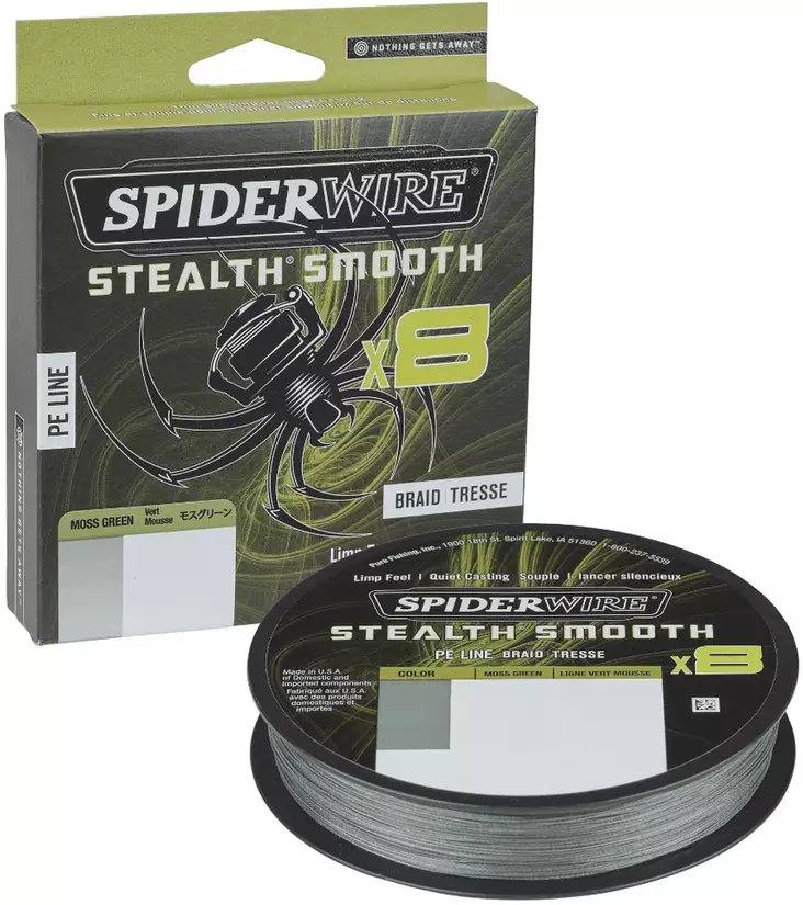 Spiderwire Stealth Smooth x8, 150m, MGR - Fishing Lines - 022021663223 - 1