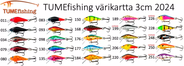 TUME-wobbler 3cm 1g - Wobblers - 6429810267763 - 1