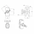 RAM Mount Short Arm 8.89 cm, 1.5" - RAM-Mounts-products - 793442020124 - 3