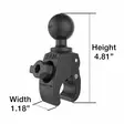 RAM Tough-Claw fäste Small, 1,5" - RAM-Mounts-produkter - 793442952364 - 4