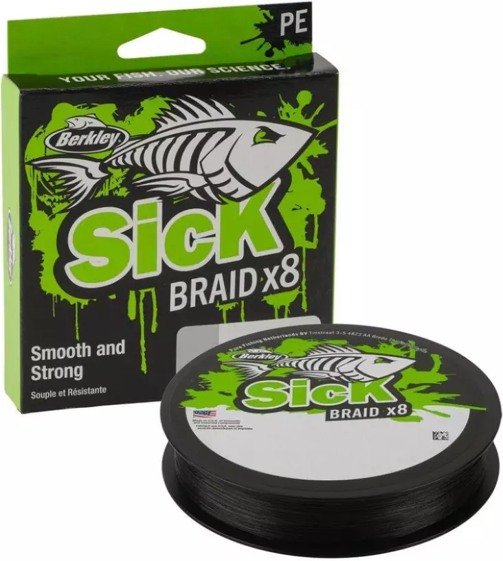 Berkley Sick Braid x8 150m, flätlina - Fiskelinor - 028632345374 - 1