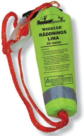 Räddningsliina 25m, Wiggler - Båttillbehör - 7340010384954 - 1