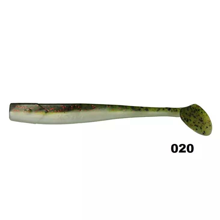 K.p Baits Lazy Shad Leurres en Gomme 3  7,5 CM 5 Pièce Sandre Perche Souples