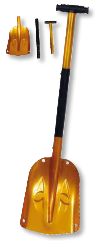 Three-Piece Snow Shovel, Hurricane - Vinterfiske tillbehör - 7340010383254 - 1