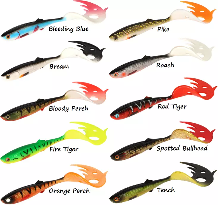 Mikado Sicario Pike Tail 24cm 67g 1pc - Jigs and shads - PMSCT-24 - 1