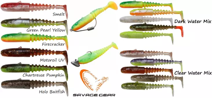 Savage Gear Gobster Shad 9cm 9g, 5pcs - Jigs and shads - 5706301769434 - 1