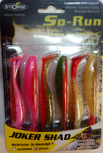 Storm So-Run Joker Shad, Cloudy - Jigs and shads - 039984179044 - 1