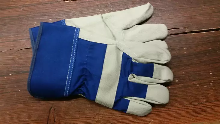 Arbetshandske koläder/tyg, utan foder - Handskar - 6418964007784 - 1