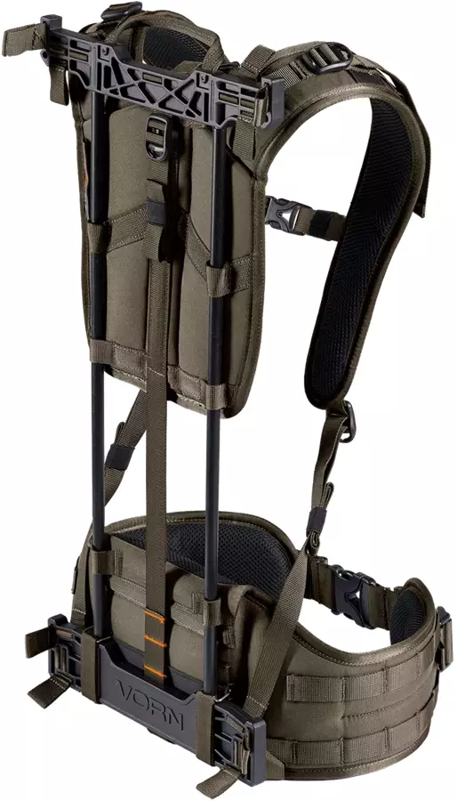 Vorn DLS Gerüstsystem, Rucksackrahmen - Aserept und Hüfttaschen - 7090033556004 - 1