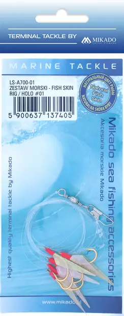 Mikado Hering Rute, 6-Haken Fish Skin - Angelgeräte und Zubehör - 5900637137405 - 1