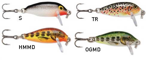 Rapala Countdown CD01 RT - Leurre Crankbait 2,5cm 2,7g - Rainbow Trout - Neuf