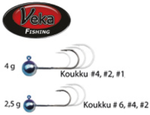 Metal Jig Head, Veka 4.0g - Jig accessories - 6420071102045 - 1