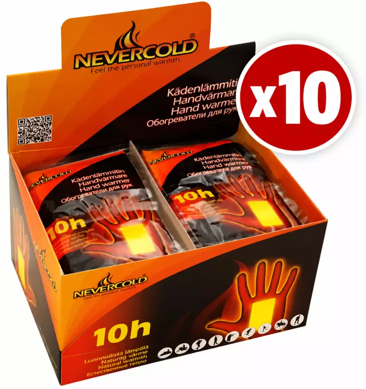 Handwärmer Nevercold 10 Pakete - Ausrüstungen und Zubehör - 6430038642005 - 1