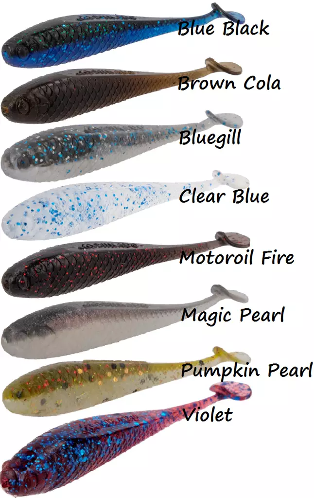 Mikado Baby Shad 7,5cm M-Craft, 5kpl - Jiggar och shad beten - 5900637115725 - 1