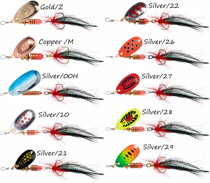 Mikado Blaster with Tassel #5 12g, Lure - Spinners - PMBC-OBL-5 - 1