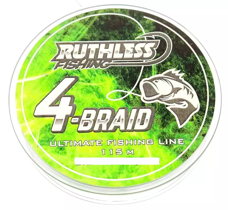 Ruthless 4-Braid braided line 115m - Fishing Lines - 697175145915 - 1
