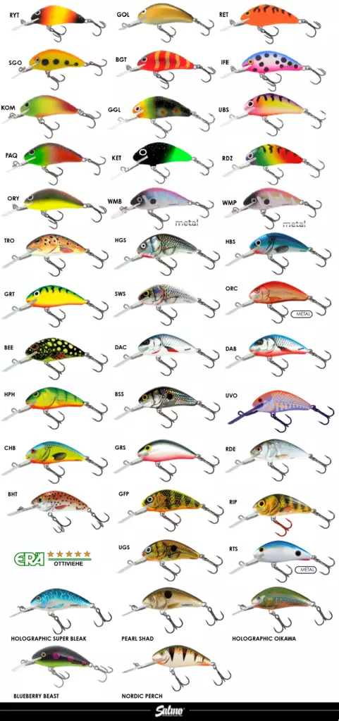 Salmo Hornet 4cm 3g Floating - Woblers - 5903068190865 - 1