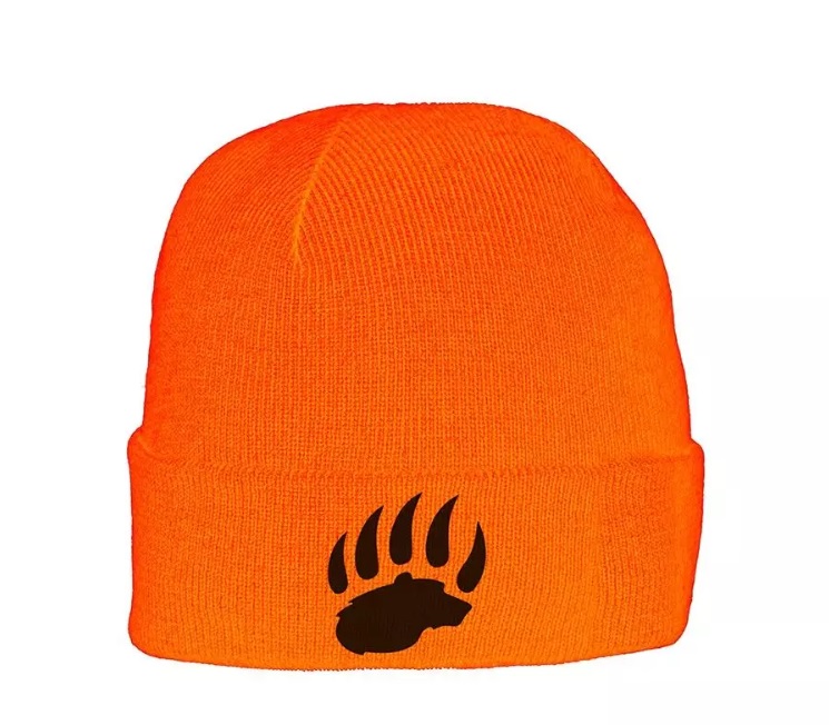 Bear Claw Hat Orange Vildmarkskallare.se webstore