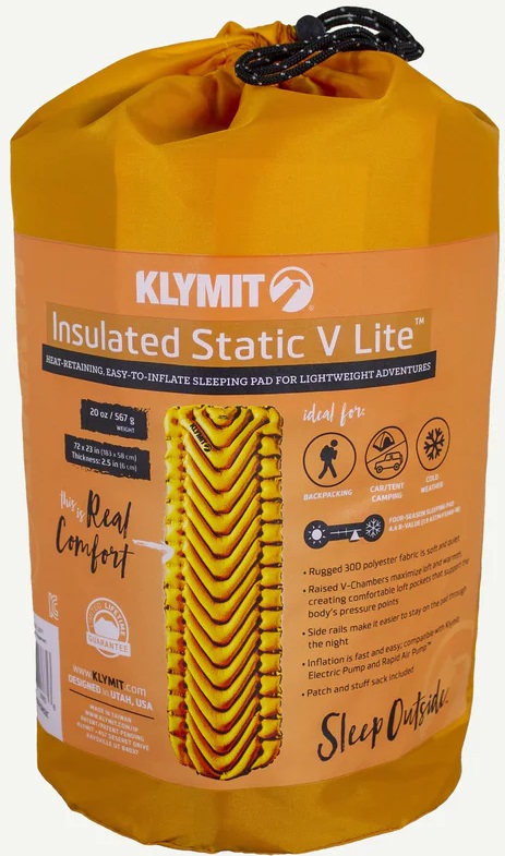 Klymit Insulated Static V Lite, sleeping pad Sleeping Mat