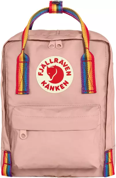 302-907 - Chalk Rose-Rainbow Pattern - Fjällräven Kånken Mini - 7323451165306 - 1