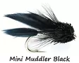 Streamer Fly 2pc, Mini Muddler Bl. S12 - Ready-made flies - 6430037106996 - 1