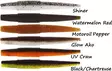 Westin Ned Worm 7cm 3g UV Craw, 7pcs - Jigs and shads - 5707549477976 - 1