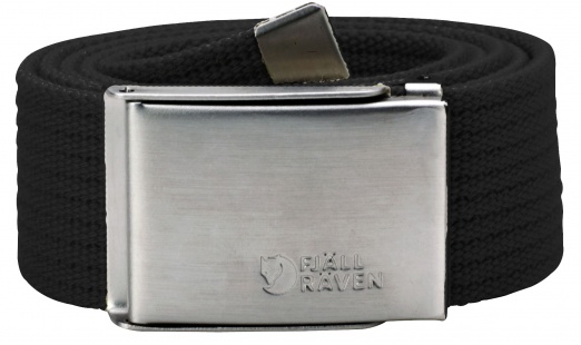 Fjällräven Canvas bälte, svart - Fjällräven accessoarer - 7392158473656 - 1