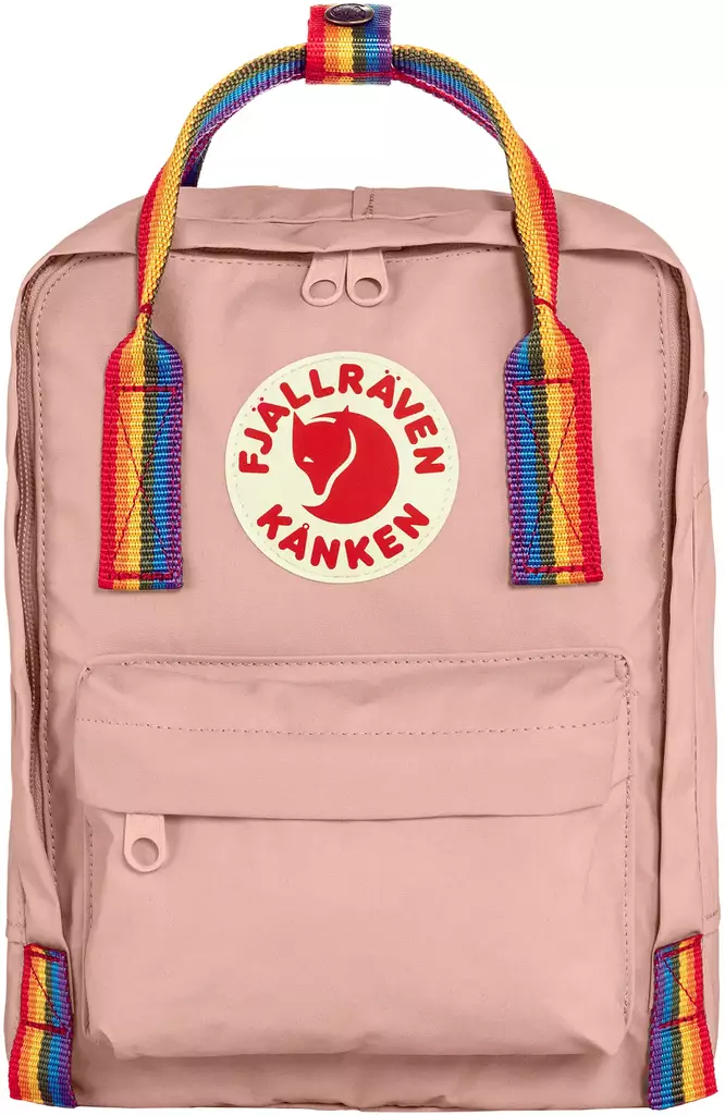 302-907 - Chalk Rose-Rainbow Pattern - Fjällräven Kånken Mini - 7323451165306 - 1