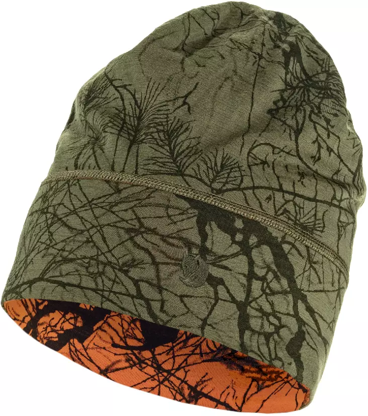 Fjällräven Lappland Beanie, Green-Orange - Fjällräven päähineet - 7323450913496 - 1