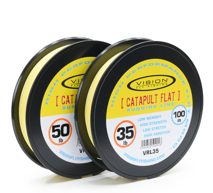 Running Line, Vision Catapult Flat 100m - Fly lines and leaders - 4542870500946 - 1