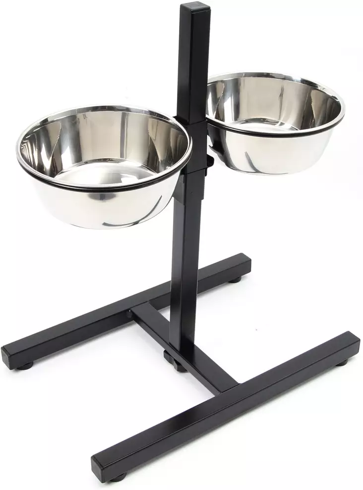 Hundmatskålställning för två skålar - Hundtillbehör - 6438212019116 - 1