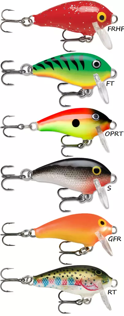 Rapala Mini Fat Rap 3cm/4g - Wobbler - 022677005156 - 1