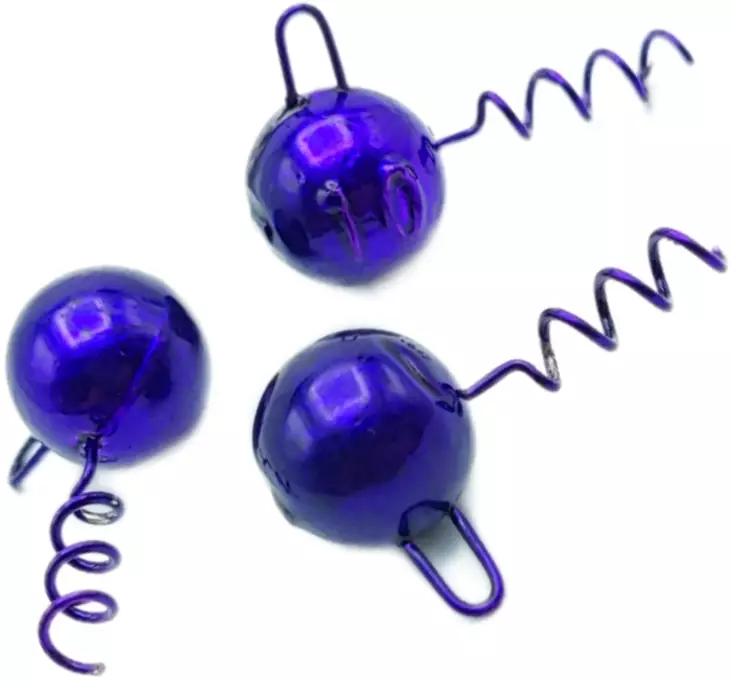 Ruthless Screw Head violet, 5-12g - 3st. - Jigg tillbehör - 4779049081756 - 1