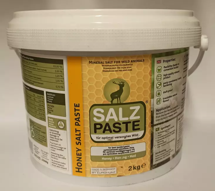 Saltpasta, Honung 2kg - Lockmedel och beten - 4250392317866 - 1