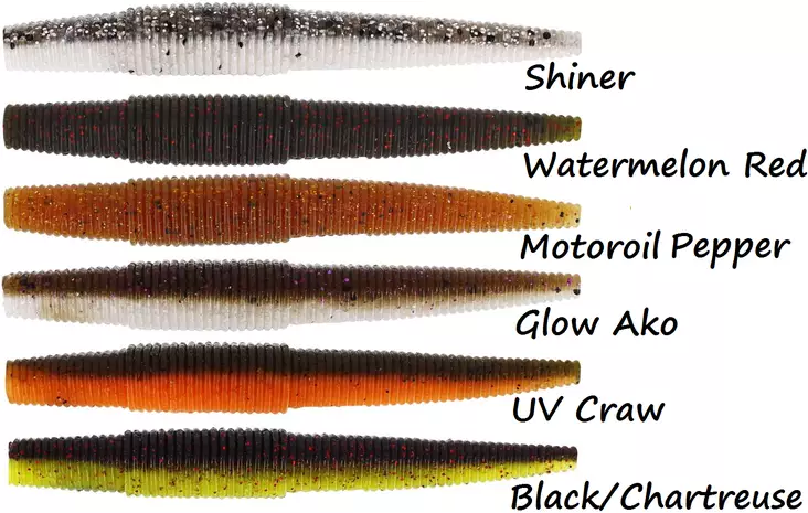 Westin Ned Worm 7cm 3g UV Craw, 7pcs - Jigs and shads - 5707549477976 - 1