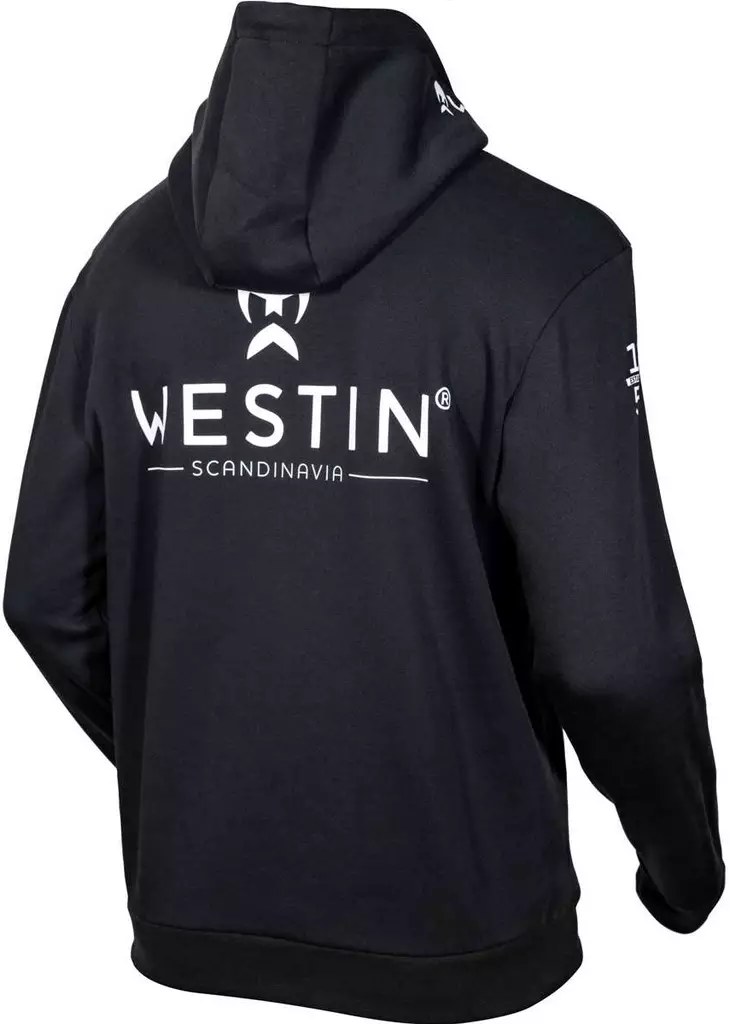 Felpa Con Cappuccio Westin Vertical Tech, Uomo, 3XL, Nero, Tessuto Elasticizzato Asciugatura Rapida - 6