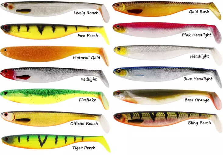 Westin ShadTeez Slim 7,5cm 3g, 4st - Jiggar och shad beten - P022-000-006 - 1