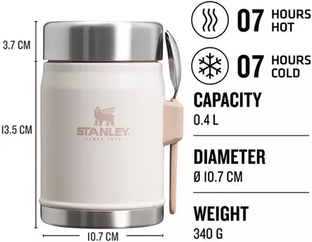 Stanley Classic Essensbehälter 0.4L + Spork - Kochen, Thermosflaschen und Trinkflaschen - 1210001957787 - 2