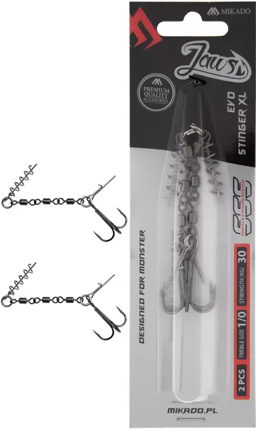 Stinger XL, 30kg 1/0, Mikado 2pcs - Jig accessories - 5900637057307 - 1