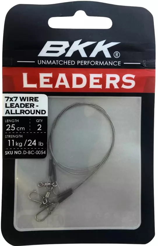 BKK 7x7 Wire Leader Duolock, tafs - Tafsar och lås - 69411780957777 - 1