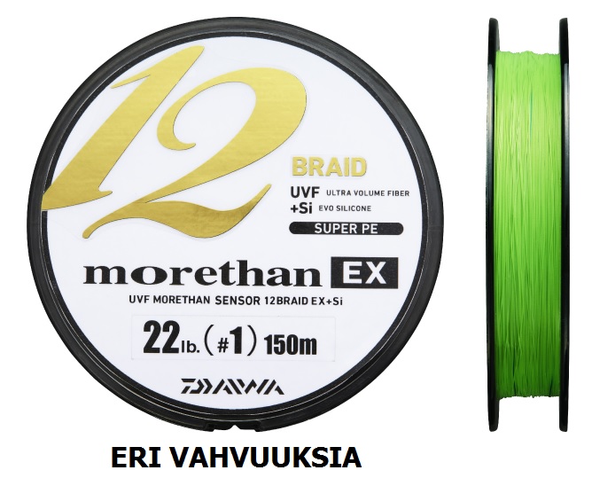 Daiwa Morethan 12 Braid EX+SI Braided Line - Fishing Lines - 210567 - 1