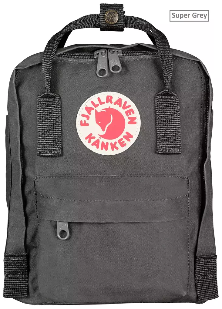 Fjällräven Kånken Mini, Super Grau - Fjällräven Kånken Mini - 7323450405687 - 1