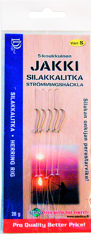 Jakki Herring Rig S, 5pcs #4 28g - Angling devices & accessories - 6430011651627 - 1