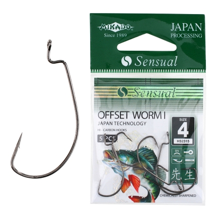 Jig Hook, Mikado Sensual Offset Worm I - Jig accessories - 5900637710677 - 1